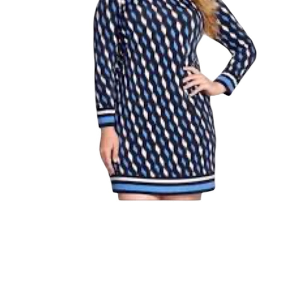 🔥 Host Pick 🔥 NWT Michael Kors Amalfi dress geometric print size medium petite - Picture 5 of 13